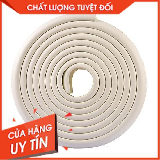 Cuộn xốp bọc mép bàn, bọc mép thành giường, cạnh tủ dài 2m an toàn cho bé