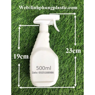 100 bộ Chai HD 500ml gồm nắp fi28(500 bô/box)