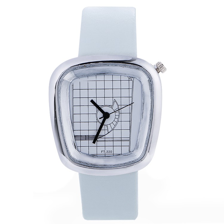 ĐỒNG HỒ NỮ CAY 3525 DÂY DA, PHONG CÁCH THỜI TRANG KOREA