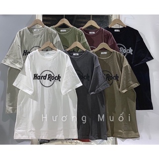 Áo thun chữ Hard Rock-thun 3158 dày