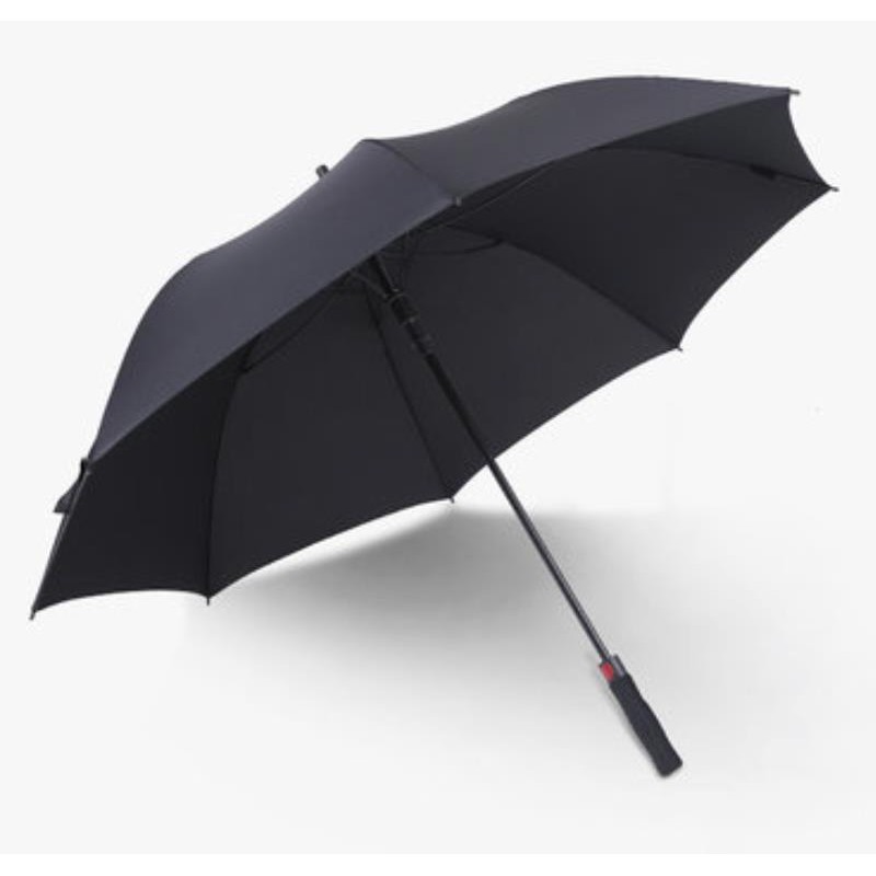 Ô Golf 2 tầng cao cấp đường kính 145cm, Ô dù cán thẳng chống lật chất vải Polyester tráng PU chống tia UV