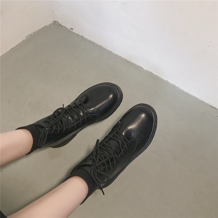 [HOT] Giày Bốt Cổ Thấp Thời Trang Sành Điệu Cao Cấp Dành Cho Nữ