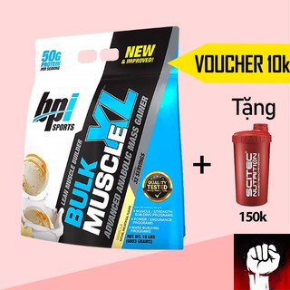 Whey | Mass BPI Bulk XL Muscle Tăng Cân Nhanh 15lbs 6.88kg - Chính Hãng - Muscle Fitness