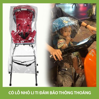 Áo Mưa Hình Hộp Trong Suốt Cho Bé