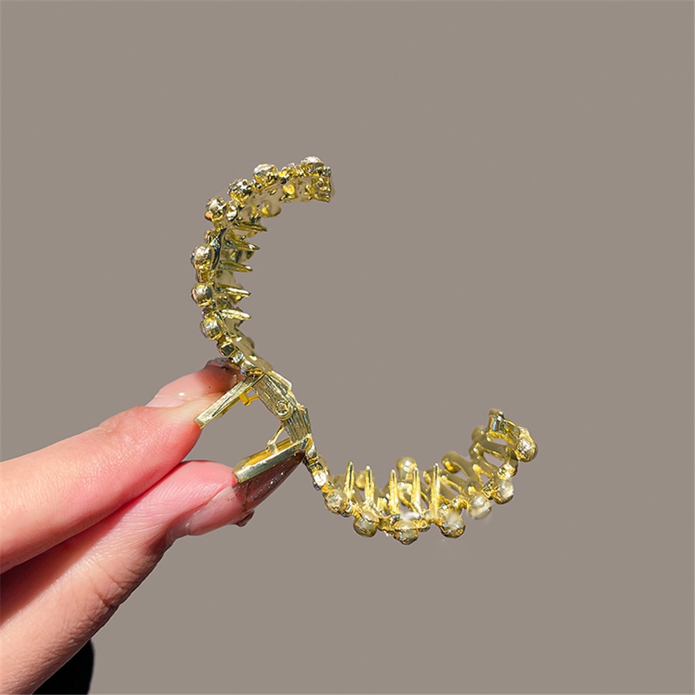 Kẹp Tóc Đính Đá Và Ngọc Trai Thời Trang Cho Nữ