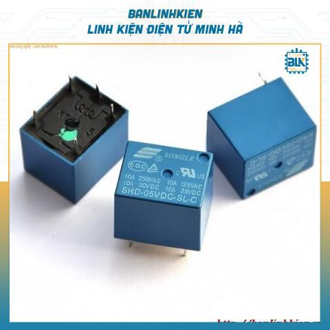 Relay 5V10A 5 Chân SRD-05VDC-SL-C