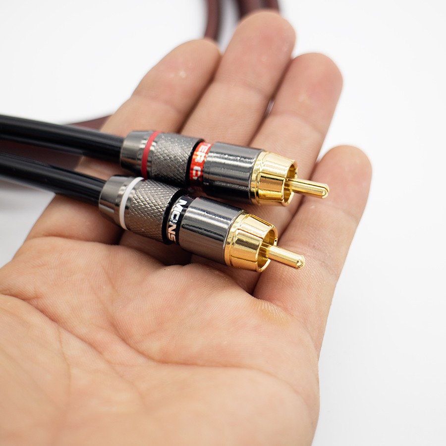 Cáp 3.5mm sang 2 jack rca hoa sen dài 10met 8met 6met