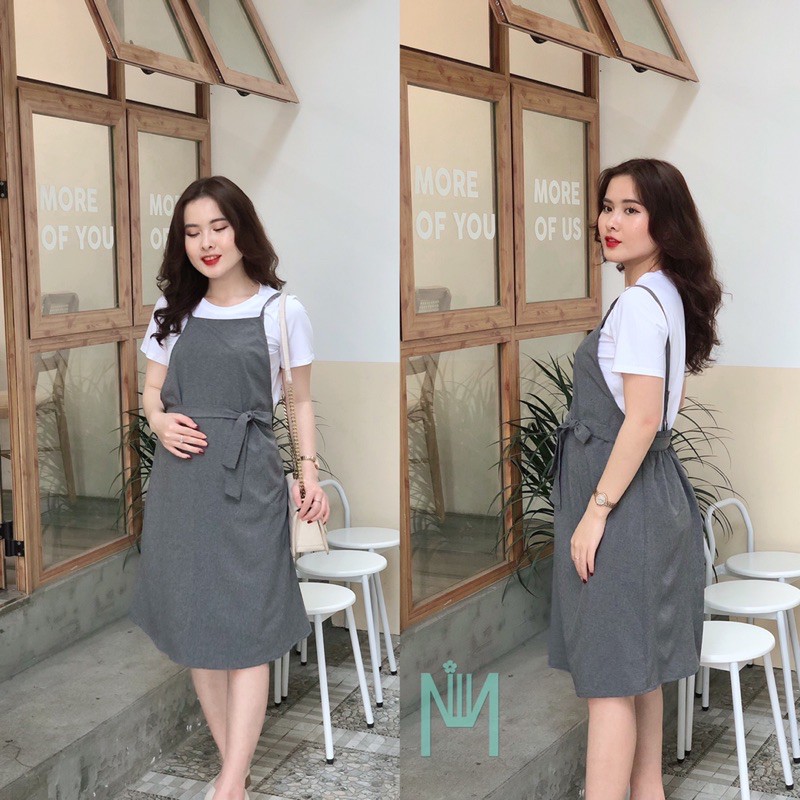 Yếm bầu công sở ❤️ ảnh thật ❤️ nhiều màu ( không gồm áo )