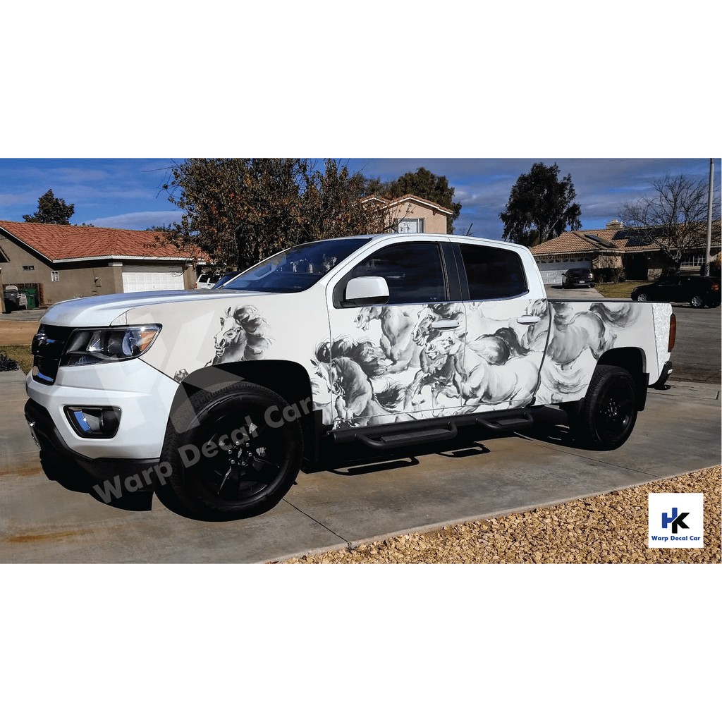 Tem xe Colorado phong cách thể thao- decal Colorado