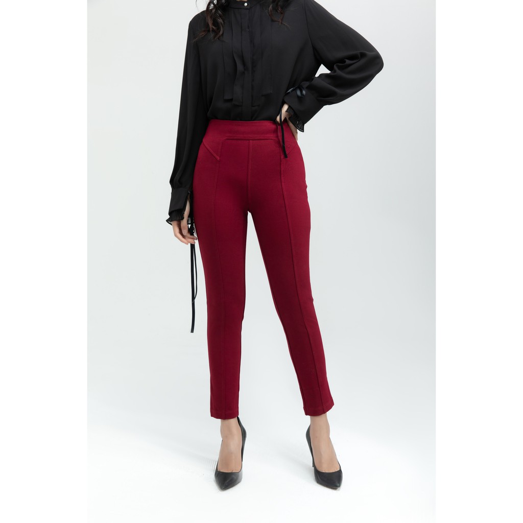 Quần dài Tregging nữ khóa kéo bên hông IVY moda MS 22C5663