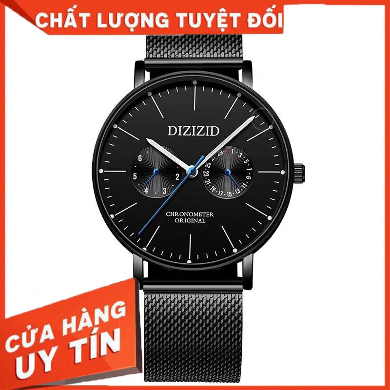 [HOT] Đồng Hồ Nam DIZIZID Dây Thép Lụa Đen Cao Cấp . | BigBuy360 - bigbuy360.vn