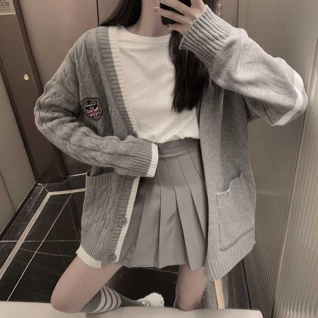 Áo Khoác Cardigan Dài Tay Thiết Kế Mới Thời Trang Dành Cho Nữ