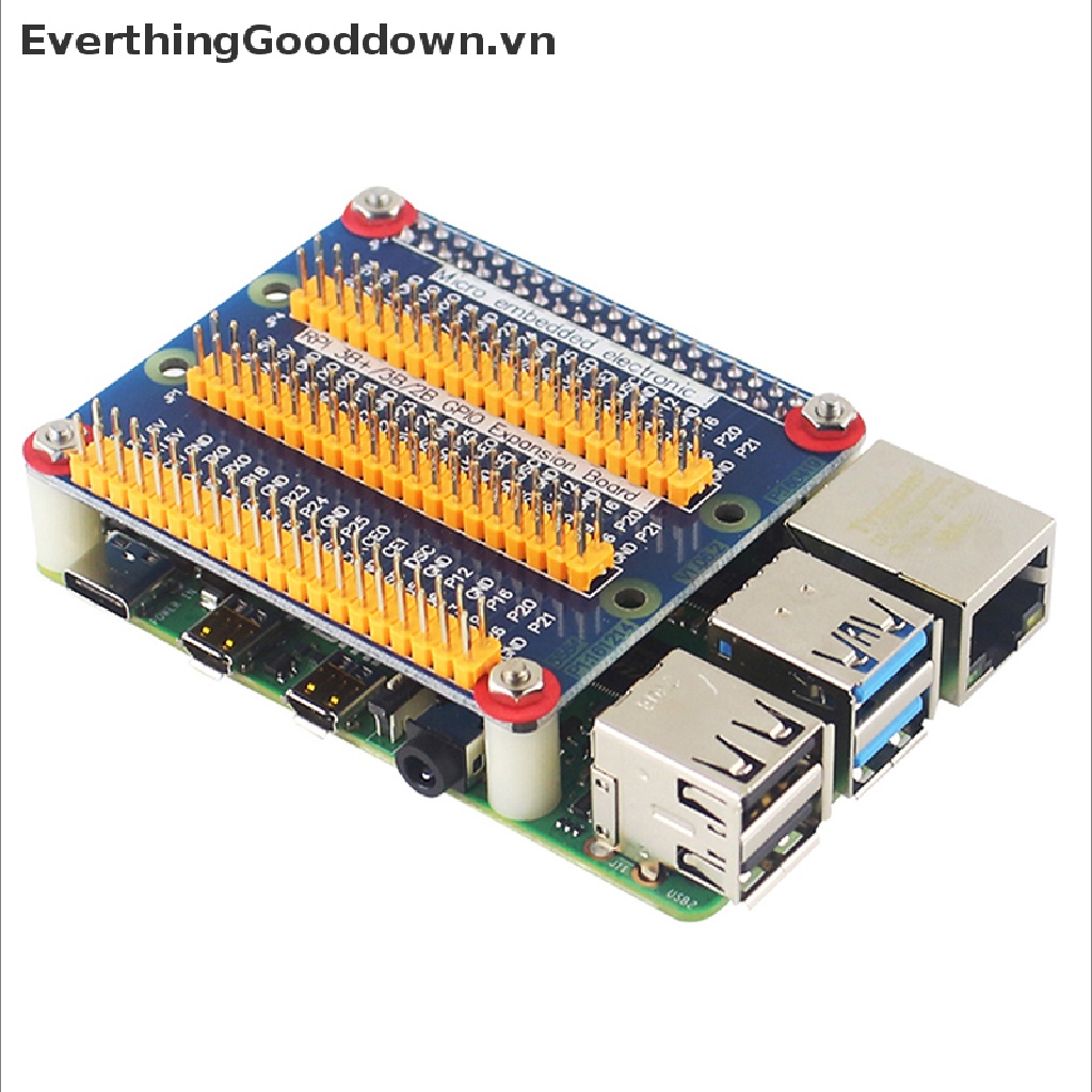 Bảng Mạch Mở Rộng GPIO 1 Sang 3 Cho Raspberry Pi 4B / 3B +