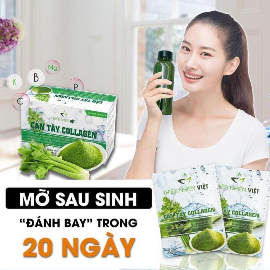 Cần Tây Collagen Thiên Nhiên Việt 30 gói ( tem điện tử chính hãng ) | BigBuy360 - bigbuy360.vn