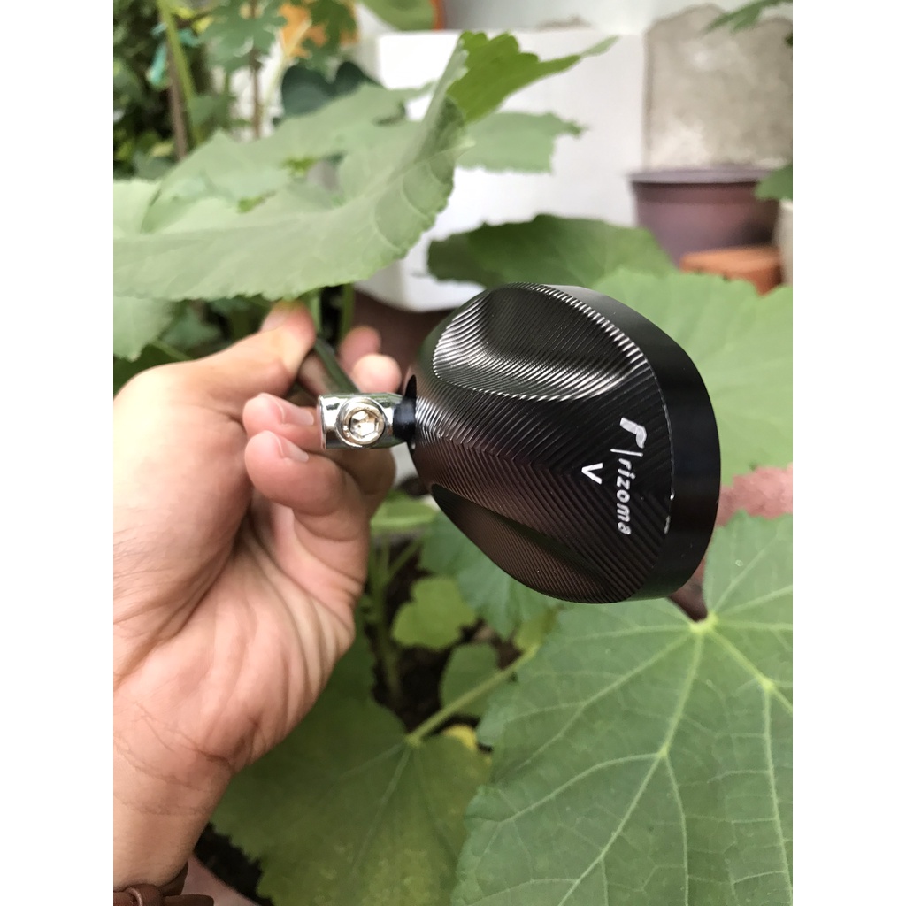 Kính rizoma, kính sò RIZOMA màu đen lắp vario vision sh150 air blade sonic satria exciter - phụ kiện xe máy