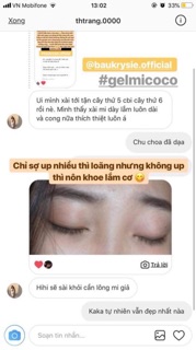 Dầu dừa nha đam dưỡng mi (mày) dày Coco