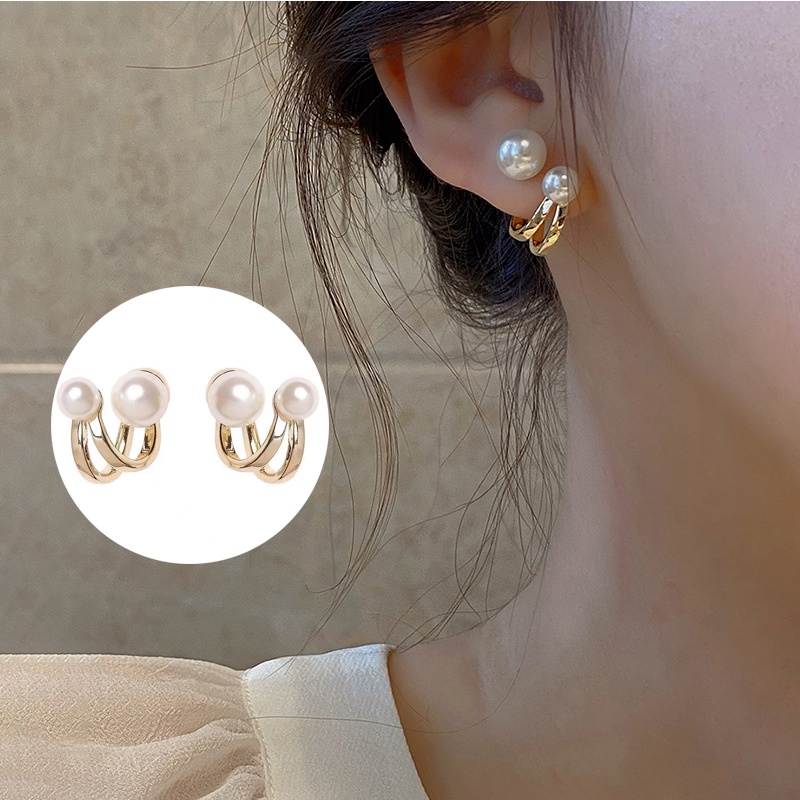 Khuyên Tai Nữ Đính Ngọc Thời Trang Hàn