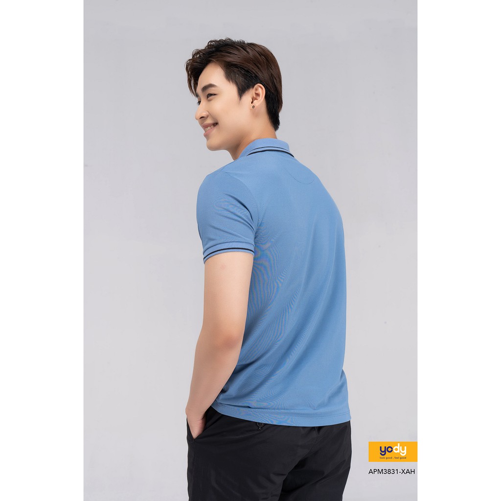 [Mã WABRYD50K giảm 10% đơn 250K] Áo Polo YODY Nam thêu thuyền lịch lãm mềm mại thấm hút APM3831 | BigBuy360 - bigbuy360.vn