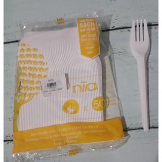 Dĩa nhựa 1 túi 50 cái
