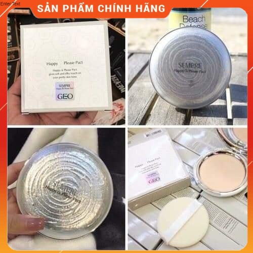 Phấn phủ siêu mịn kiềm dầu Geo Tone tự nhiên Hàn Quốc