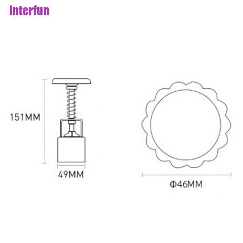 Khuôn Làm Bánh Trung Thu Hình Bông Hoa Sáng Tạo Độc Đáo
