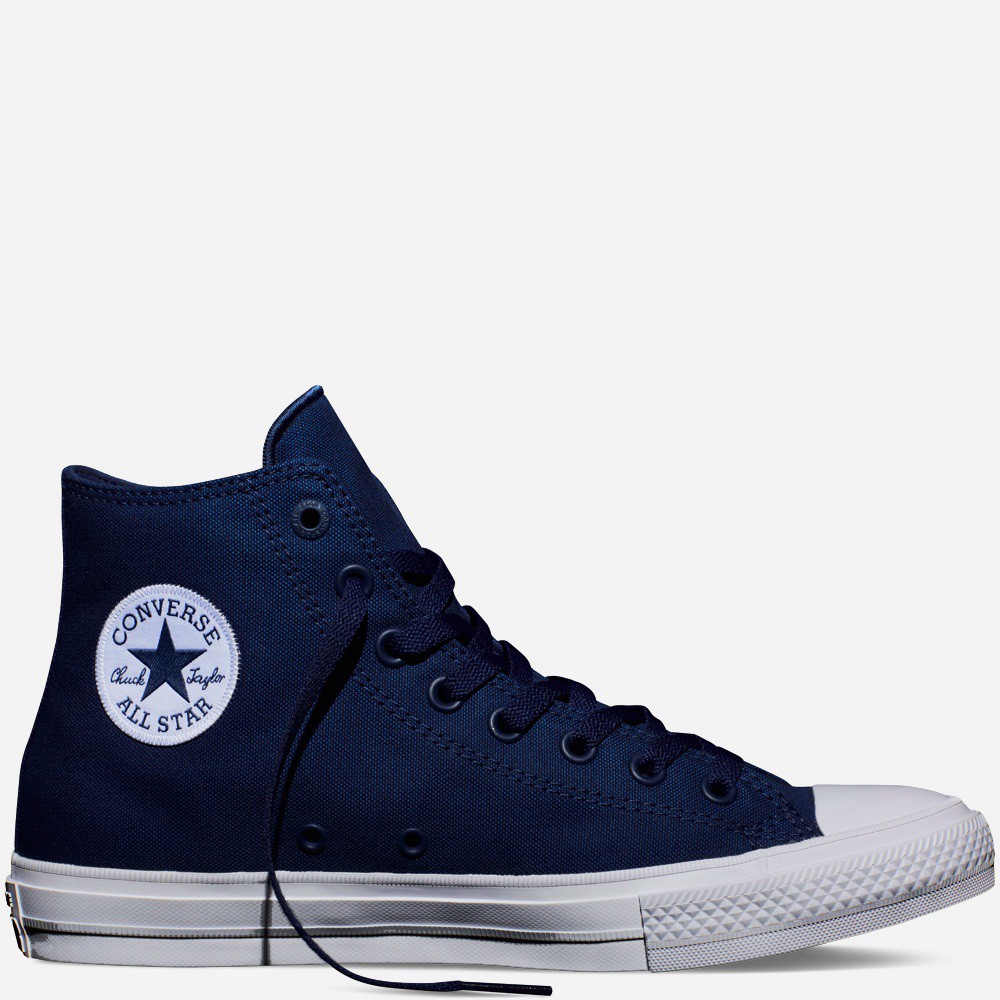 Giày Chuck 2 AllStar Cổ Cao Xanh Đậm Nữ