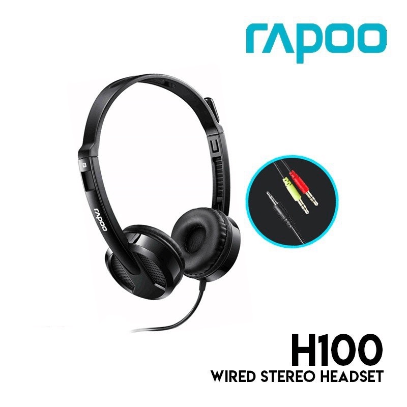 Tai nghe chụp tai có dây RAPOO H100