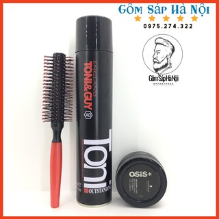 COMBO Gôm xịt tóc TONY + Sáp Vuốt Tóc OSIS BLACK
