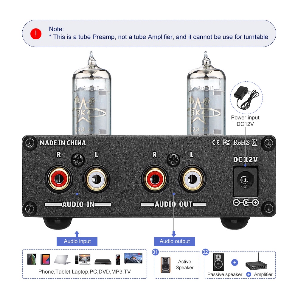 Bộ khuếch đại âm thanh Aiyima A3 cho loa HIFI DC12V