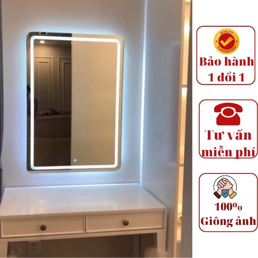 Gương led cảm ứng cao cấp kích thước 40cm x 60cm