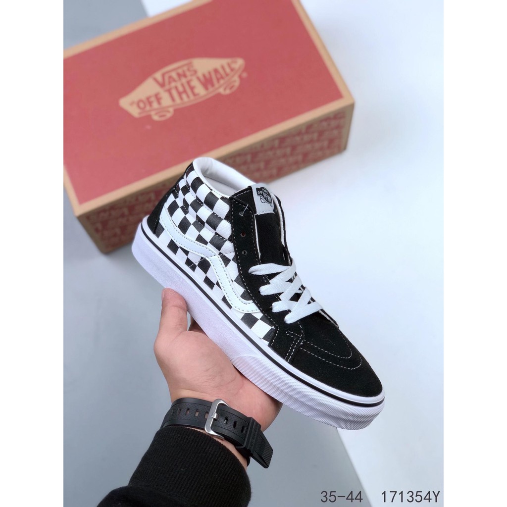 1 Đôi Ván Trượt Canvas Vans Sk8-Mid Rechooe Vans Classic Mid-Cut Skateboard 174y