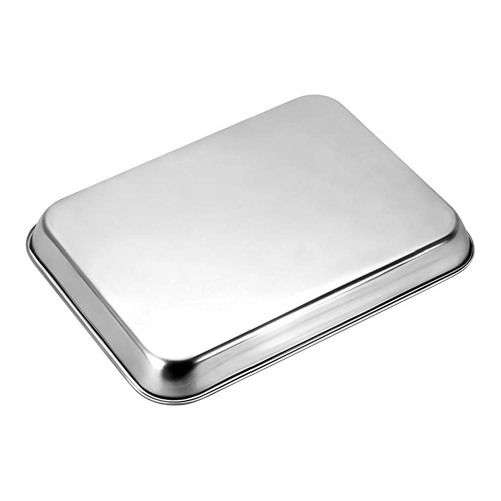 1 Khay Nướng Bánh Bằng Thép Không Gỉ
