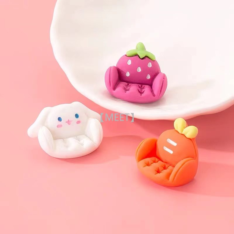 1 Ghế Sofa Ba Chiều Hình Chú Chó Hoạt Hình Bằng Nhựa Resin DIY