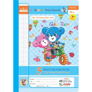 vở ôly 48 trang ( 5 ly)