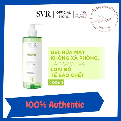Sữa Rửa Mặt SVR Sebiaclear Gel Moussant  - Dành Cho Da Dầu Mụn