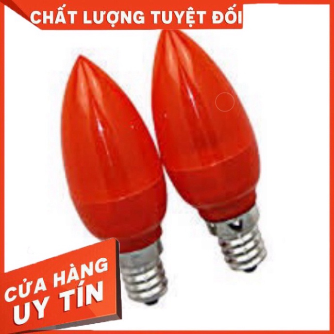Bóng cà na Led 1W siêu bền, tiết kiệm điện | Đèn quả nhót Led 1W |Đèn bàn thờ 1W [Vỉ/ 2 bóng]