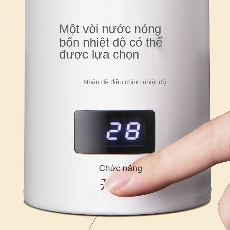 Ấm điện di động, sưởi ký túc xá gia đình tích hợp cốc đun sôi, sôi mini du lịch sức khỏe