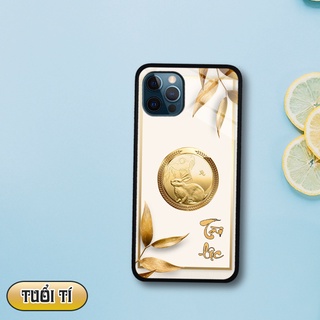 Ốp lưng kính 3D 12 con giáp - iphone 12 promax