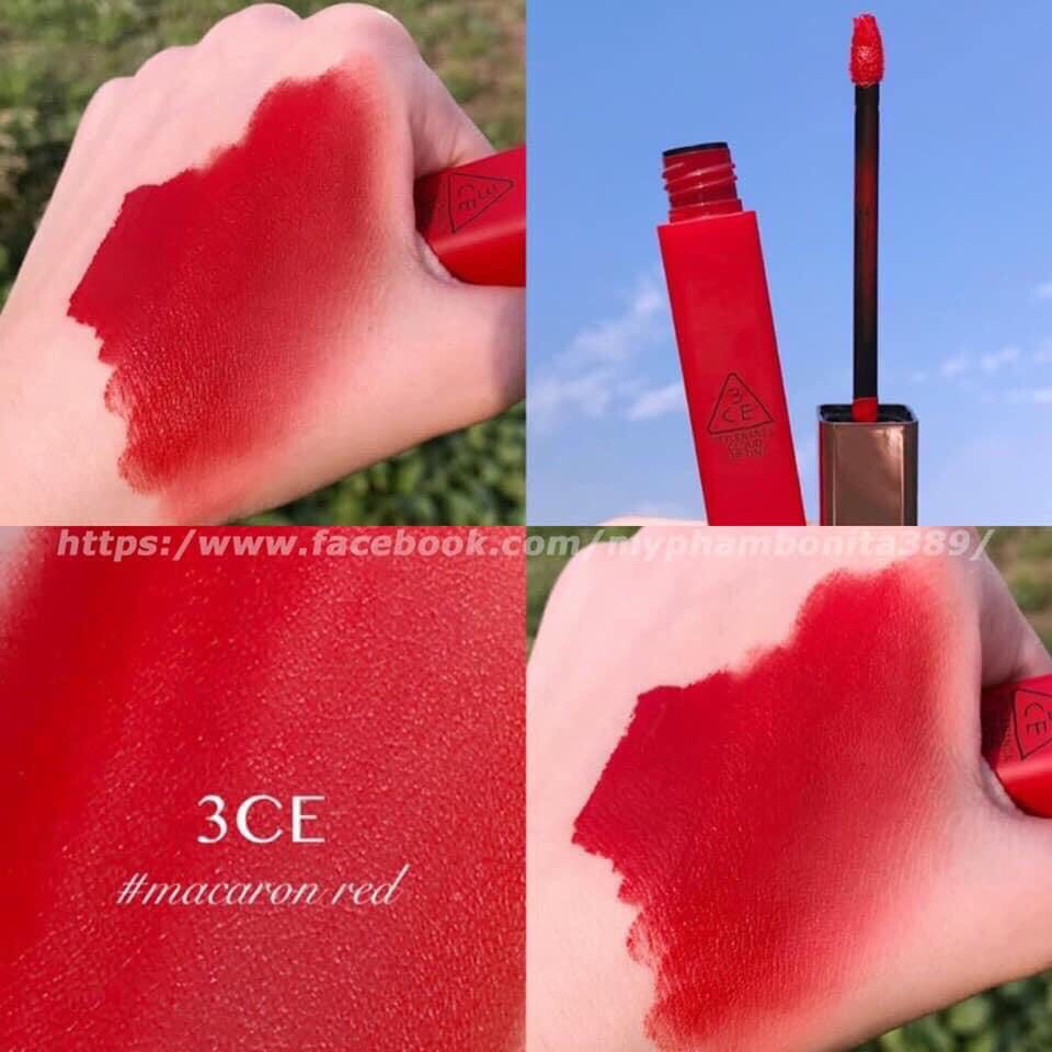 SON LỲ 3 Chị Em CLOUD LIP TINT MACARON RED