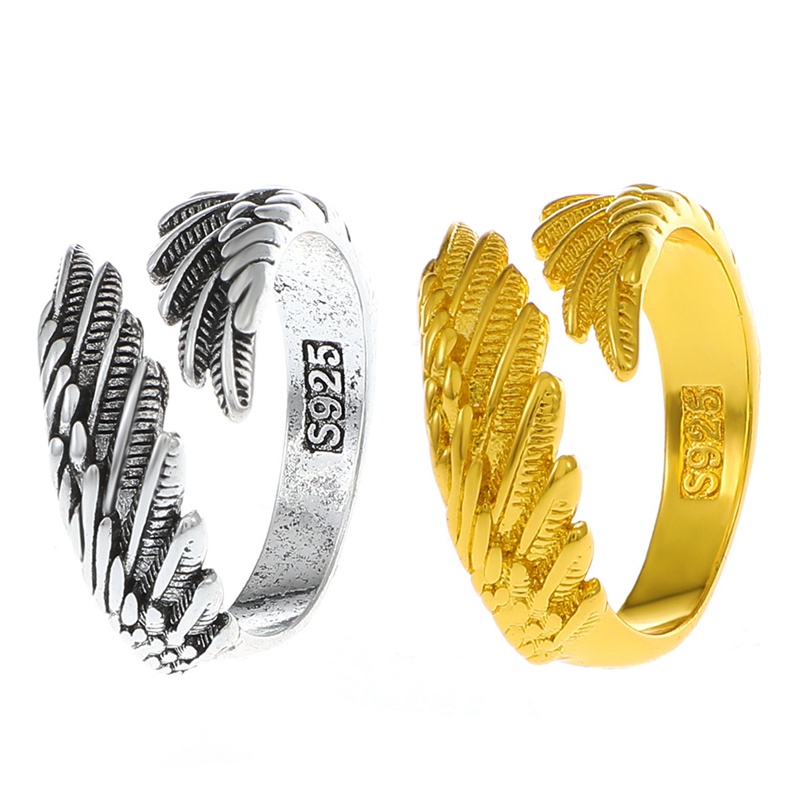 Ygt 1 Nhẫn Đôi Cánh Thiên Thần Và Ác Quỷ Có Thể Điều Chỉnh Lãng Mạn Cho Cặp Đôi Bạn Thân Lãng Mạn