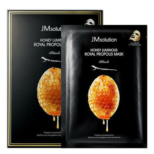 Mặt Nạ Dưỡng Da JMsolution Honey Luminous Royal Propolis Mask Sáp Ong Duy Trì Độ Ẩm - (10 miếng)