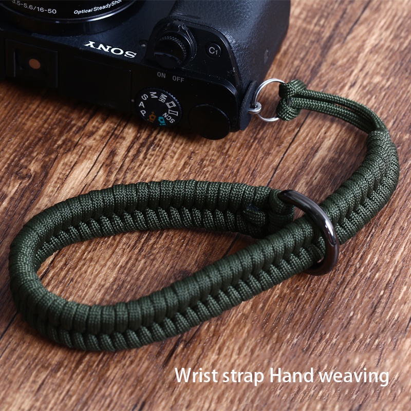 Dây Đeo Cổ Tay Chống Thất Lạc Bằng Nylon Thời Trang Thông Dụng Cho Máy Ảnh