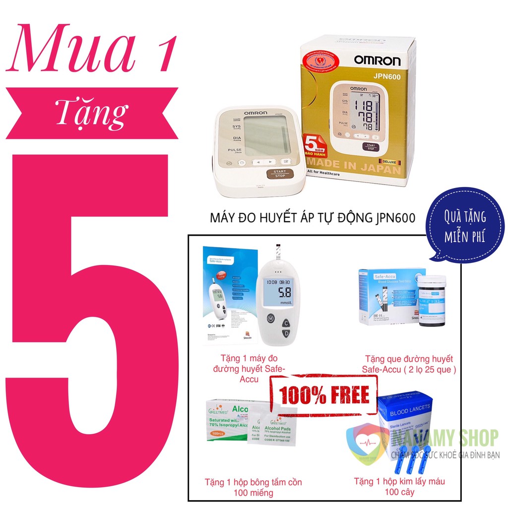 💓💓💓 MÁY ĐO HUYẾT ÁP ĐIỆN TỬ TỰ ĐỘNG OMRON JPN600 💓💓💓