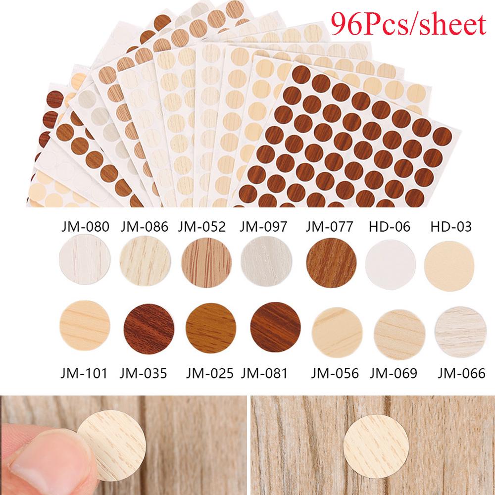 NEC-ZANLY Bộ 96 miếng dán trang trí nội thất che lỗ vít