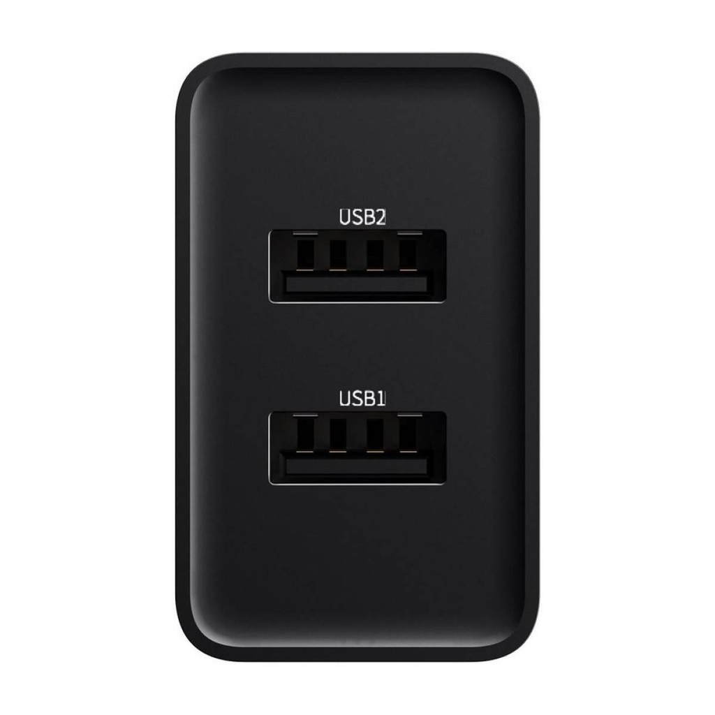 Củ sạc Baseus Speed Mini Dual USB sạc nhanh 2.1A, 10.5W, trang bị 2 cổng sạc USB cho iPhone/Samsung/xiaomi...