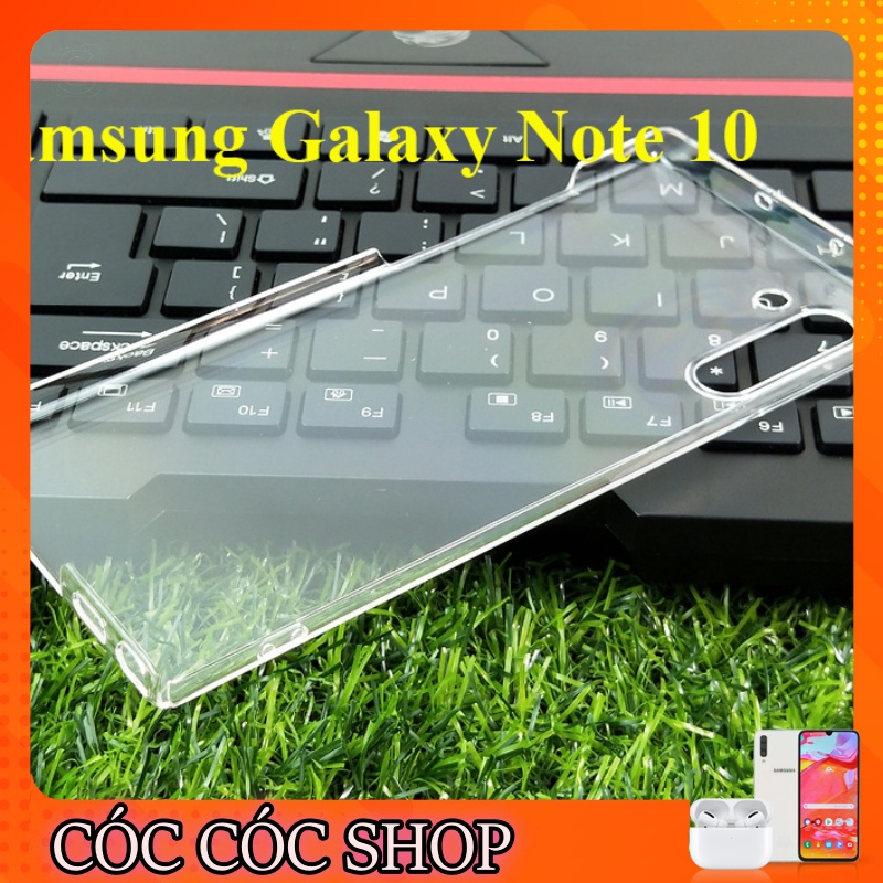 Ốp lưng Samsung Note 10/ Note 10 plus/ Note 10 Lite nhựa CỨNG TRONG SUỐT/ CỨNG NHÁM MỜ