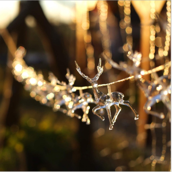 Đèn Led Dây Đom Đóm Tuần Lộc Trang Trí Noel, Giáng Sinh. Đèn Fairy Light Treo Cây Thông