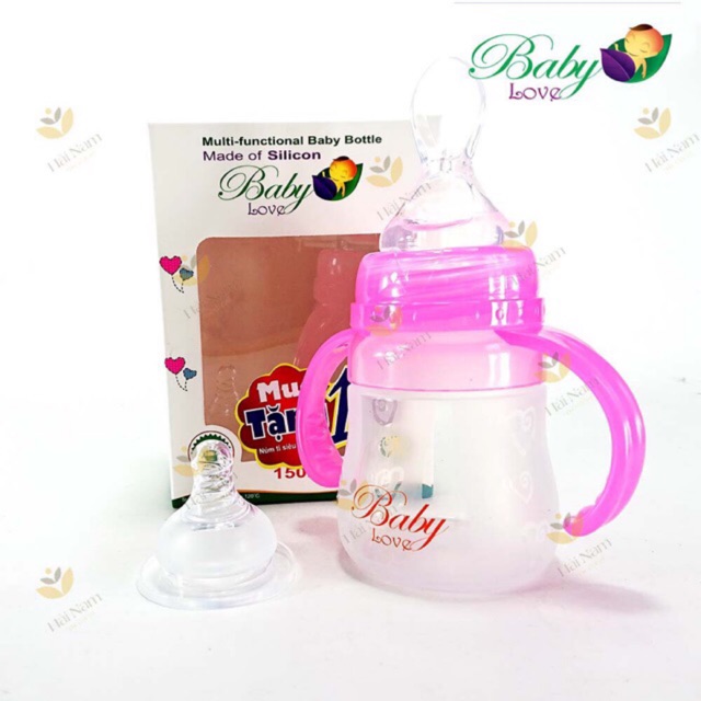 Bình sữa silicon 2 chức năng Gb Baby 240ml