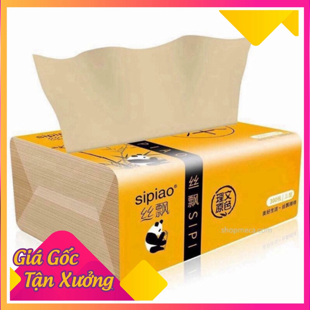 CoMbo 15 gói giấy gấu trúc Giấy trúc Sipiao chuẩn gấu trúc Giấy ăn Gấu trúc Sipiao siêu dai an toàn giá tốt 