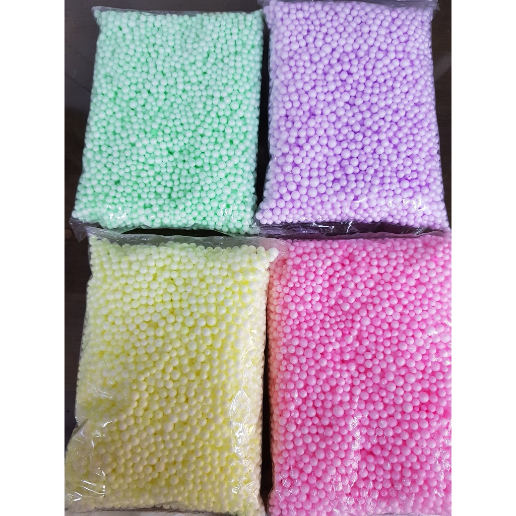 [ HCM ] Hạt Xốp Tròn Màu Trang Trí Giáng Sinh, Trang Trí Phòng...